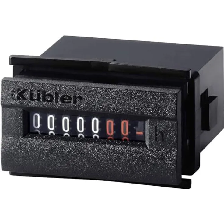 Kübler 3,245,201,351 H37.5 Betriebstundenzähler-Zeitzähler mit DIN-Abmessungen, 48x24, 10-30VDC
