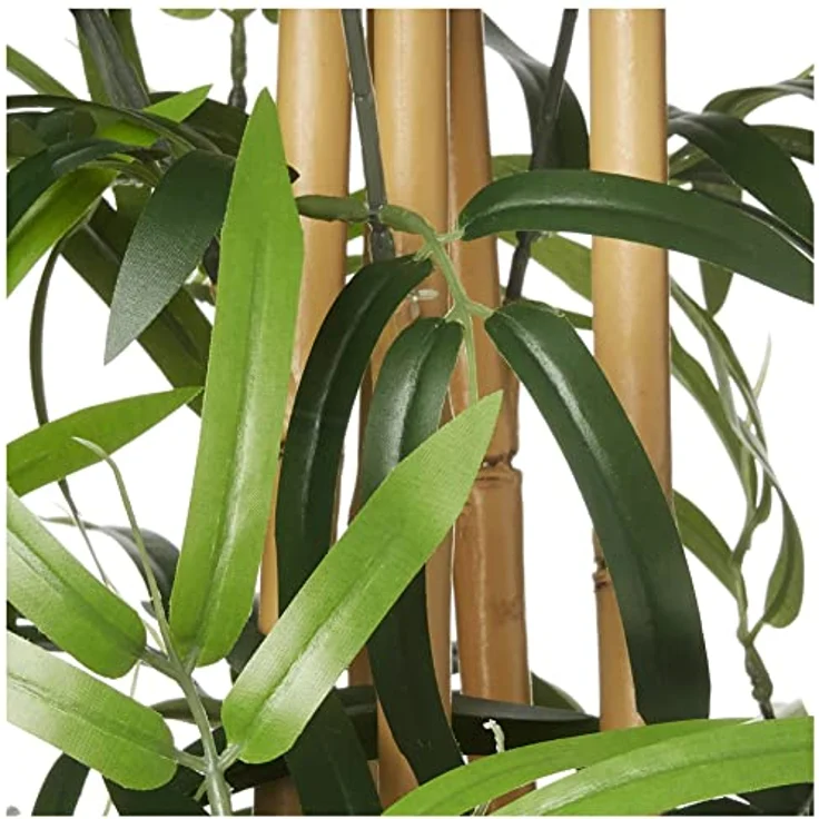 Amazon Basics künstliche Bambuspflanze mit Kunststoff-Blumentopf – 100 cm – Bild 3