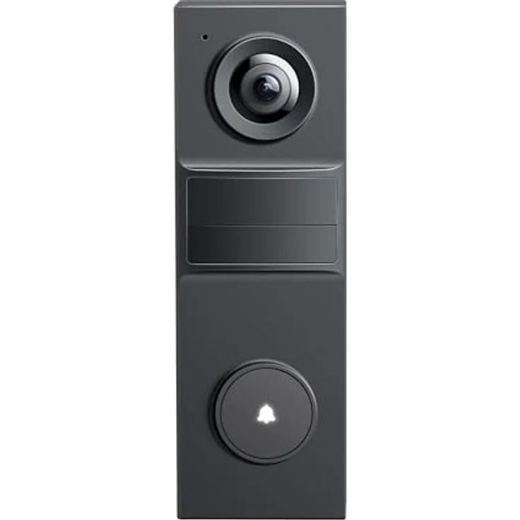 Tapo D205 Akku-Videotürklingel, WLAN Türklingel mit 2K Kamera, 160° Weitwinkel, Zwei-Wege-Audio, integrierter Akku, microSD Speicherung bis 512 GB, kompatibel mit Solarpanel – Bild 2