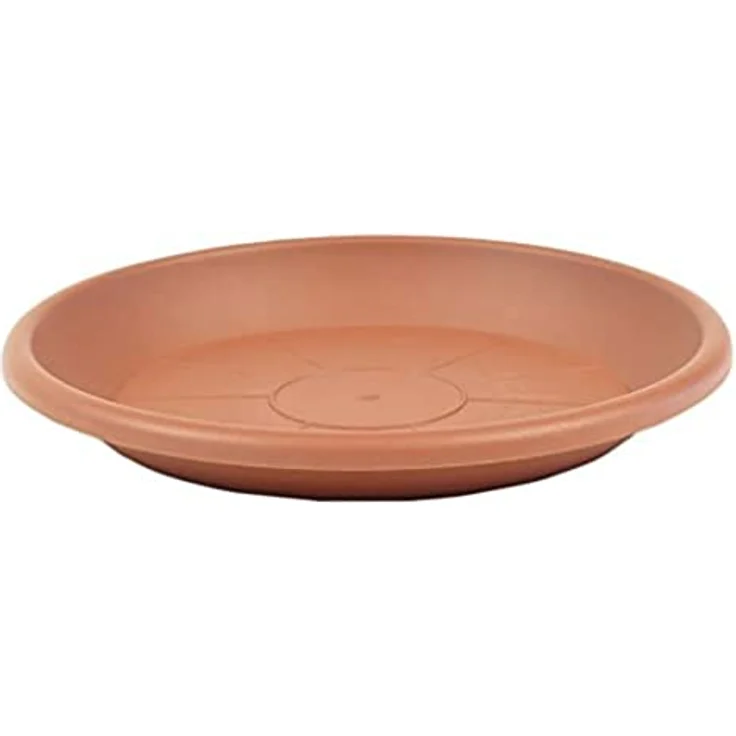 greemotion Blumentopfuntersetzer Terrakotta - Untersetzer Blumen mit 34 cm Durchmesser Höhe 4,4 cm - Pflanzen-Untertopf aus Kunststoff – Bild 1
