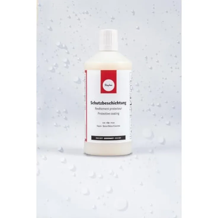 Rayher Schutzbeschichtung für Raysin und Beton, seidenmatt, wasser- und ölabweisend, auf Basis natürlicher Micro-Wachse, für Innen- und Außenanwendung, 250 ml