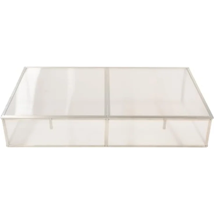 WESTMANN Aluminium Frühbeetaufsatz Genus 170 | Hochbeetabdeckung mit Polycarbonat-Doppelstegpaneelen | Zubehör für Hochbeet Klassik 170 | Silber | 165x85x41 cm – Bild 3
