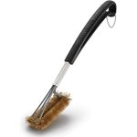 Napoleon Messing Grillbürste dreireihig, Reinigungstool mit Kunststoffgriff für Gussroste, 53 x 9 x 10 cm