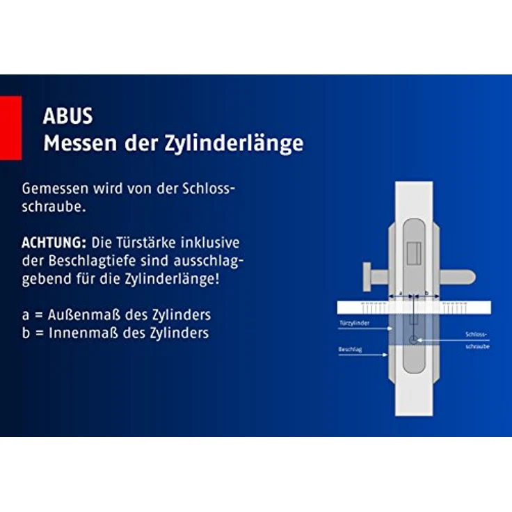 ABUS Profil-Zylinder D6XNP 30/40 mit Codekarte und 5 Schlüsseln, 48299 – Bild 5