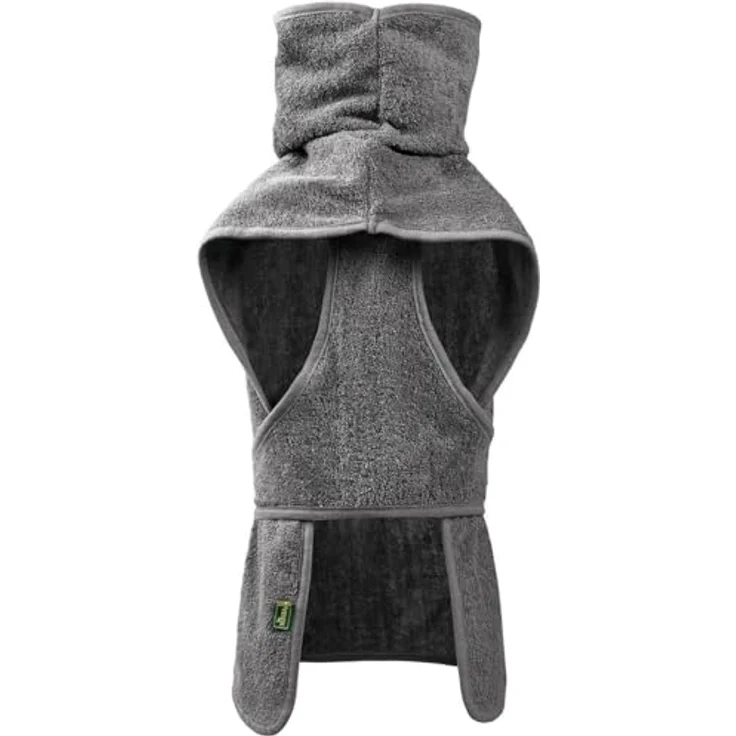 HUNTER Hunde-Bademantel Riga, Größe: 40 cm, grau – Bild 2