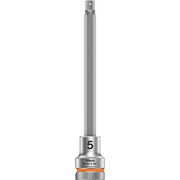 ELC Bit- und Steckschlüsselset Wera 8740 B HF 1, Zyklop Bitnuss-Satz mit 3/8"-Antrieb, inklusive 4 Kreuzschlitz- und 2 Schlitz-Schraubendrehern – Bild 9