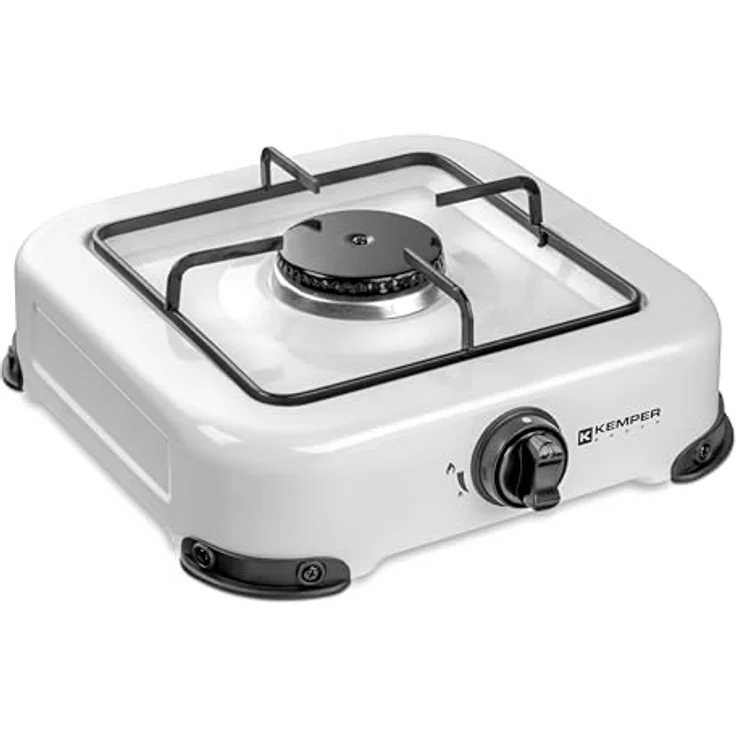 Kemper 104980 Brenner, 1-flammig mit Deckel, Outdoorküchen Zubehör, 1 Jahr Herstellergarantie – Bild 1