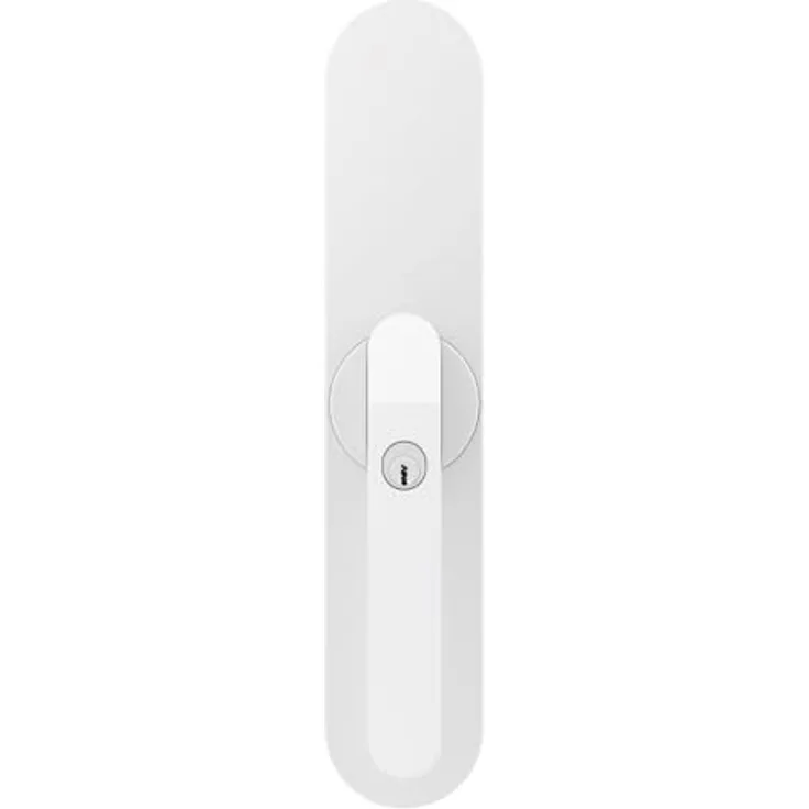 ABUS WINTECTO One, Smarter Fenstergriff mit Alarmfunktion, einfache Montage ohne Bohren, Weiß, verschiedenschließend