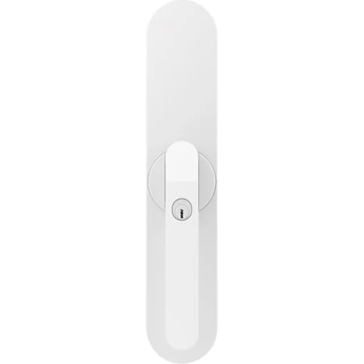 ABUS WINTECTO One, Smarter Fenstergriff mit Alarmfunktion, einfache Montage ohne Bohren, Weiß, verschiedenschließend – Bild 1
