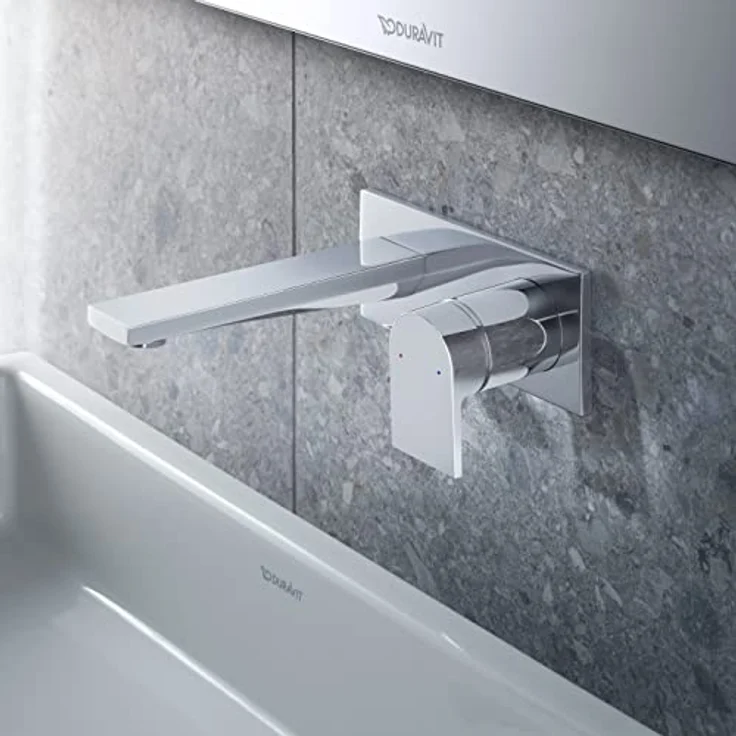 Duravit Tulum Waschtischarmatur, Unterputz, Wasserhahn Bad, Waschbecken Armatur, Chrom – Bild 3