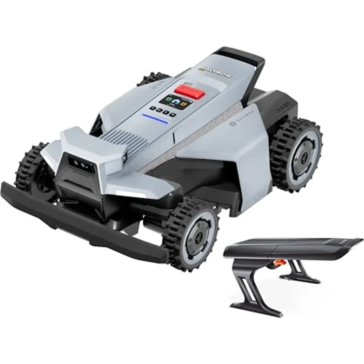 Segway Navimow X420, Mähroboter mit Garage X, für 2000 m², Zero-Turn AWD für 84% Steigungen, NRTK, 360° Vision, 25-95 mm Schnitthöhe, 12 Messerklingen – Bild 2