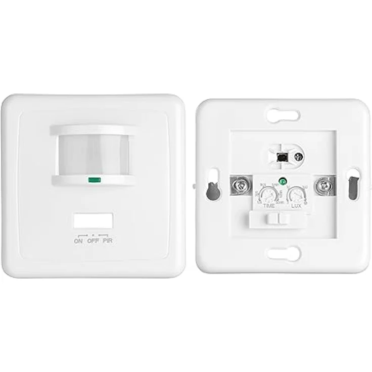 SEBSON® Bewegungsmelder Innen Unterputz, LED geeignet, Wand Montage, IR Sensor programmierbar, UP Dosen 60mm, Hohlraumdose 68mm, Reichweite 9m/160°, 3-Draht – Bild 3