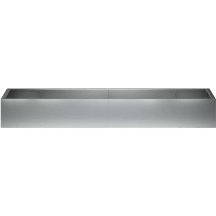 vidaXL Beetumrandung Stützmauer, 8er Set aus verzinktem Stahl, modulare, wetterbeständige Konstruktion, 300 x 100 x 50 cm, Silber – Bild 7