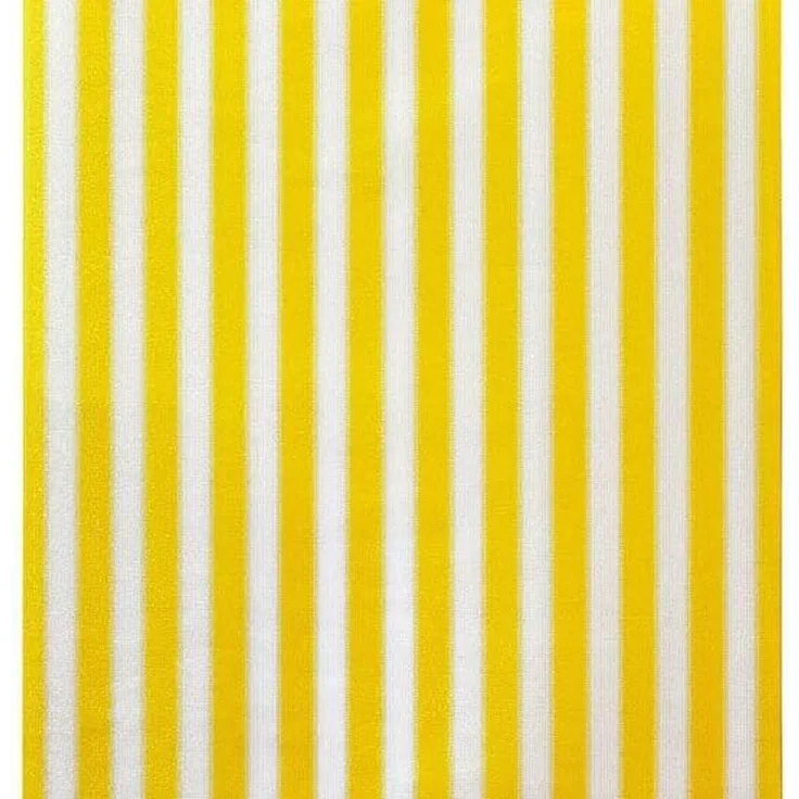 paramondo Senkrechtmarkise Balkon 100x140cm, Außenrollo mit 85% Sonnenschutz und 90% UV-Schutz, gelb-weiß