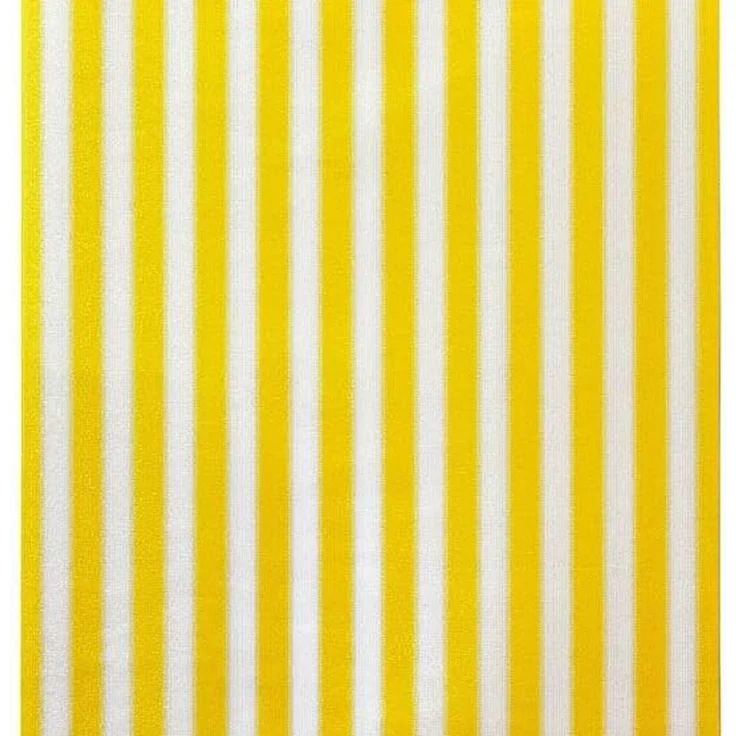 paramondo Senkrechtmarkise Balkon 100x140cm, Außenrollo mit 85% Sonnenschutz und 90% UV-Schutz, gelb-weiß