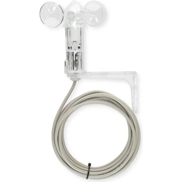 MDT SCN-WS3HW.01 Wetterstation für Zuhause, Aufputzmontage mit drei Sonnenblendenkanälen und Windmessung, Transparent – Bild 2
