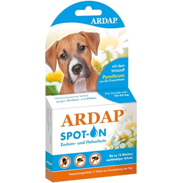 Canosept ARDAP Dr. Fressnapf Floh- und Zeckenschutz-Paket für Hunde M, inkl. Spot-On, Zeckenhaken, Hautpflegespray und Online-Beratung – Bild 2