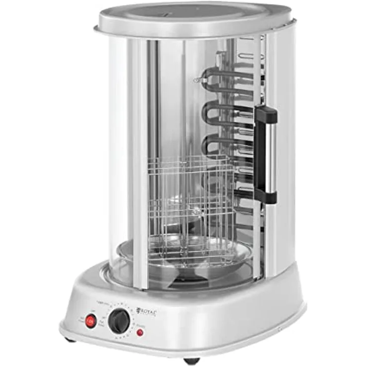 Royal VKB Catering Verticale Grill RCGV-1800, 4-in-1 Elektrogrill mit 1.800 W und 31 L Kapazität