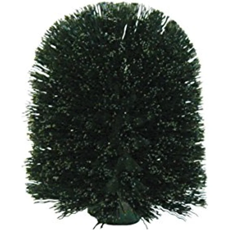 Axentia 282293 Ersatz-Bürstenkopf, Austausch von WC-Garnituren, Ersatzteil für Bürste und Halter, Badaccessoire,mit Gewinde, ca. ca. 8 x 8 x 9,5 cm , wechselbar, schwarz