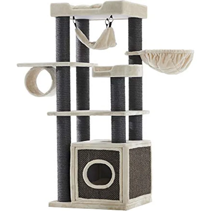 Nobby Kratzbaum FARIS, cream, 70 x 60 x 173 cm, 1 Stück