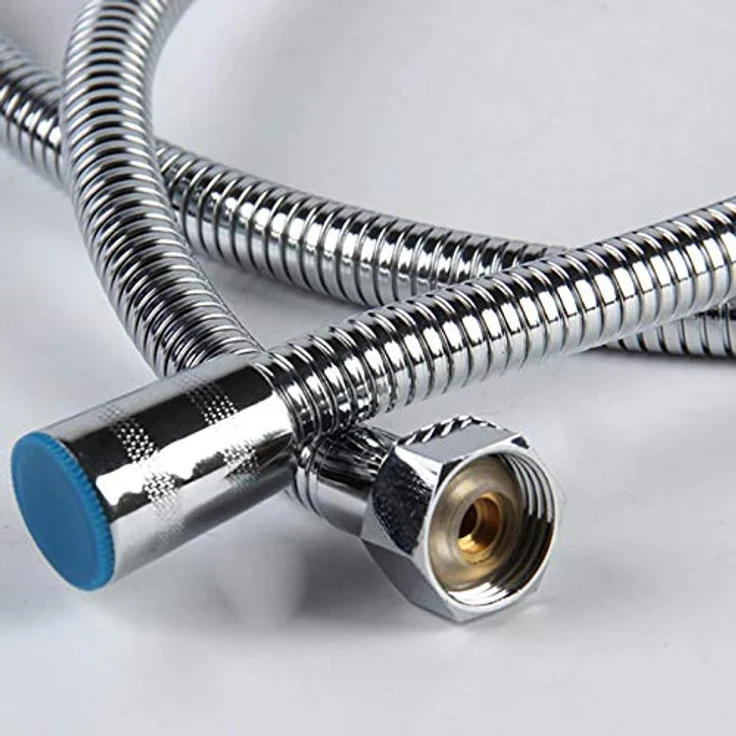 Duschschlauch 3m Brauseschlauch Flexibel Bad Chrom Brause Schlauch für Dusche Edelstahl – Bild 2