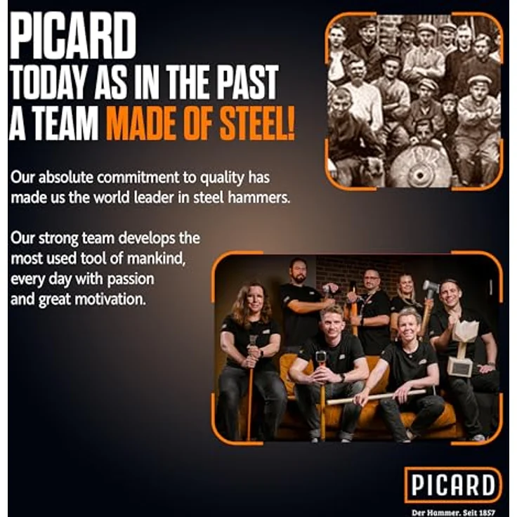 Picard Kreuzschweifhammer Nr. 175 1/2 375 Gramm Eschenstiel ( 0017591-0375 ) - Preisvergleich – Bild 6