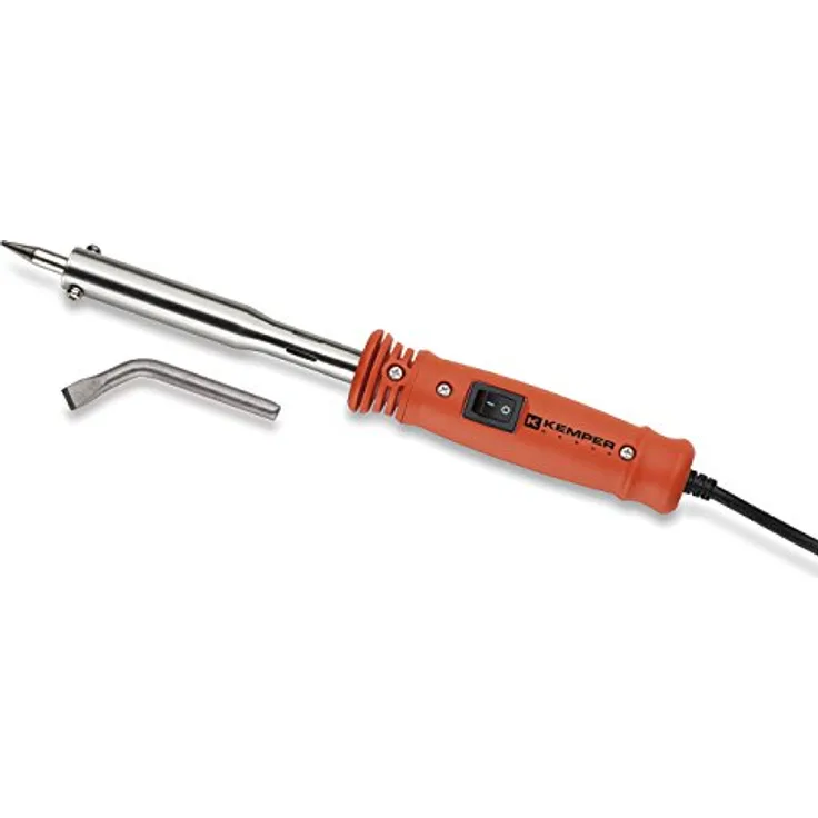 Kemper 3025 CD Lötkolben mit Spitze gebogen/gerade, Durchmesser 11 mm