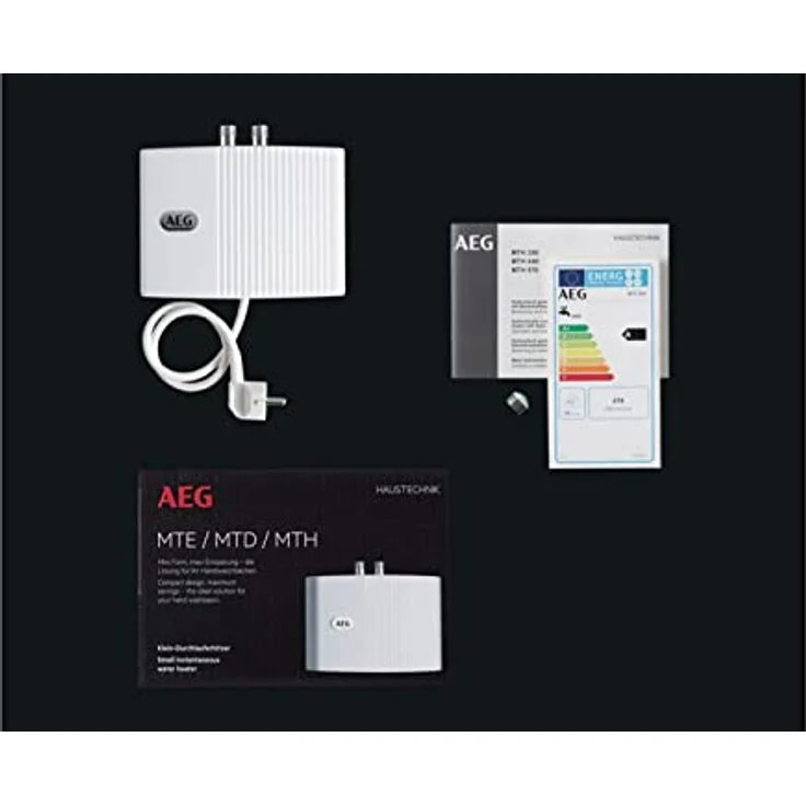 AEG MTE 350, elektronischer Klein Durchlauferhitzer für Handwaschbecken, 3,5 kW, mit Stecker, druckfest + drucklos, VDE geprüft – Bild 4
