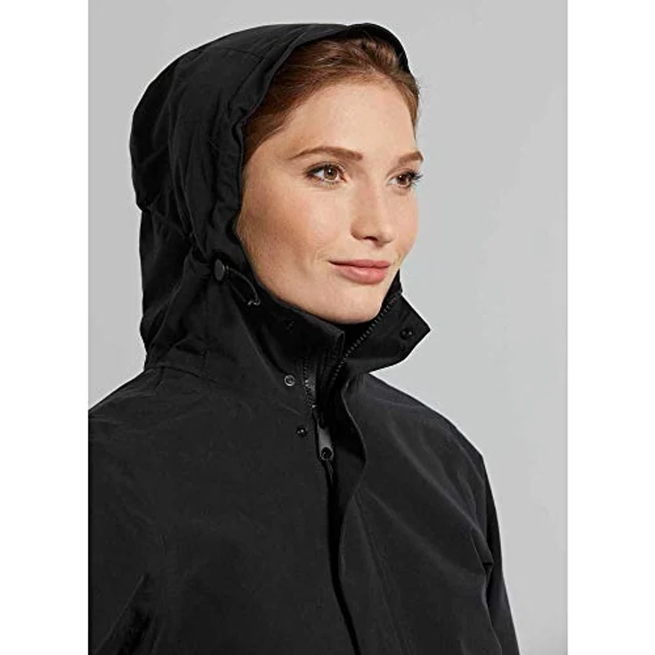 Basil Mosse, Damen Velojacke, wasserdicht und atmungsaktiv, Schwarz, XL – Bild 6