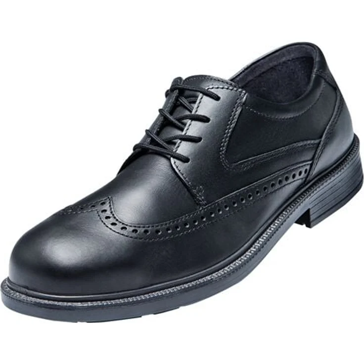 Atlas ESD Sicherheitshalbschuh S2 SRC CX 320 Office, Gr. 47, aus vollnarbigem Rindleder mit Stahlkappe und Aktiv-X Funktionsfutter
