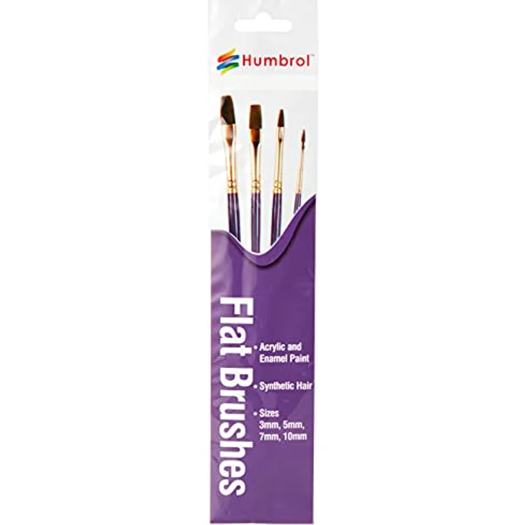 Humbrol AG4305 Pinsel Set -flach 3,5,7,10 1524305 – Bild 3