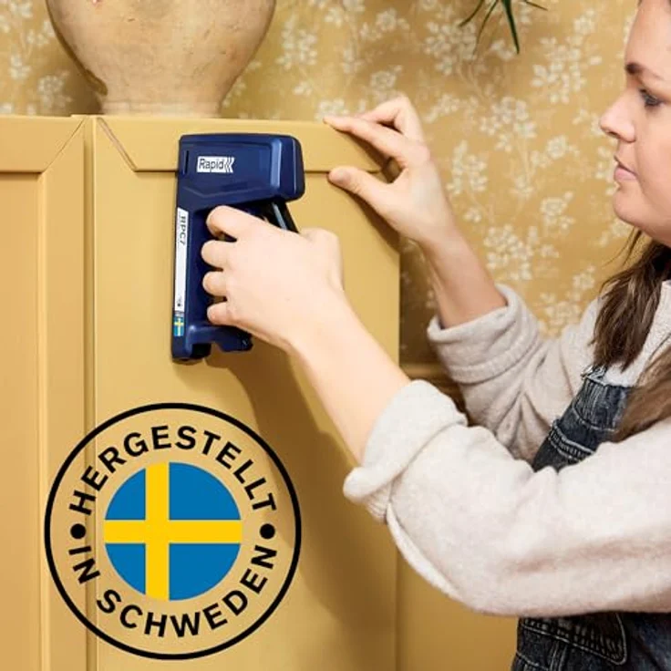 Rapid RPC7 Handtacker, vielseitiger Tacker für Feindrahtklammern, Flachdrahtklammern und Nägel, mit Powercurve-Technologie und 2-stufiger Schlagkraftregulierung – Bild 3