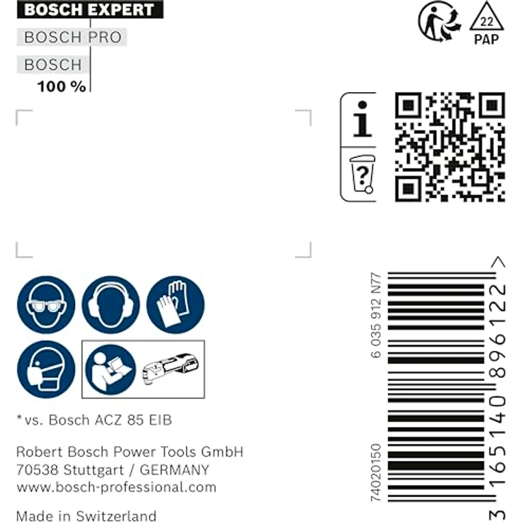 Expert MultiMaterial Segment Blade (Segmentsägeblatt) ACZ 105 ET Blatt für Multifunktionswerkzeuge, – Bild 5