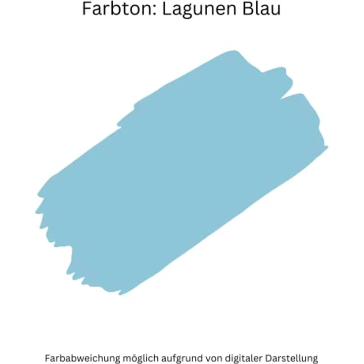 Wilckens Innenwandfarbe matt, 1 l, intensive Lagunen Blau mit guter Deckkraft für Innenputz und Tapeten – Bild 2