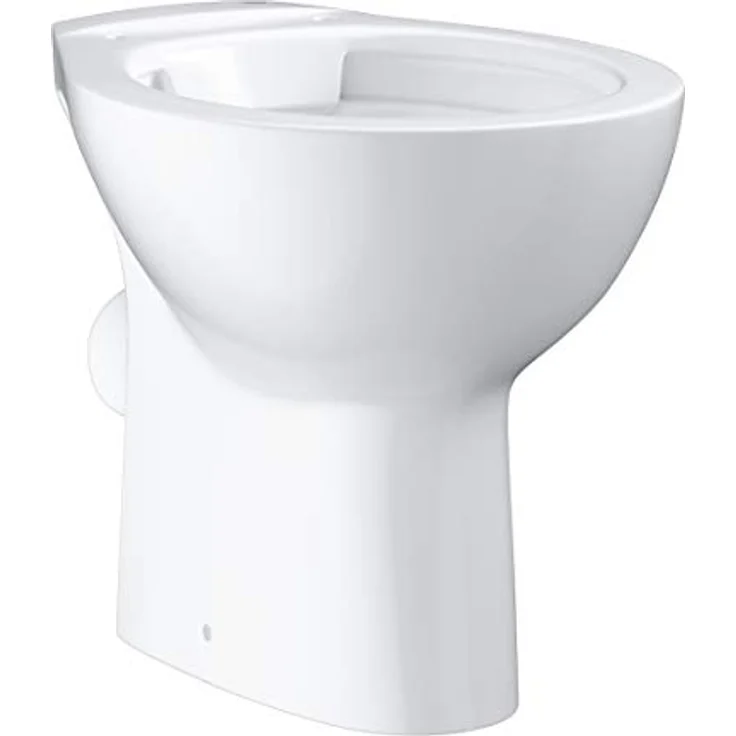 GROHE Stand-Tiefspül-WC Bau Keramik, spülrandlos, waagerechter Abgang, aus Sanitärkeramik, Alpinweiß 39430000 – Bild 1