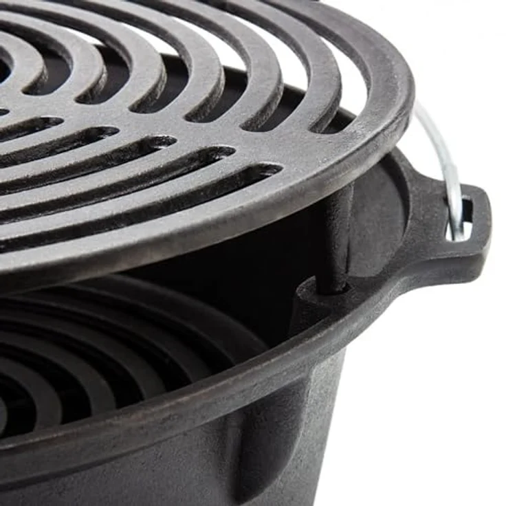 Petromax tg3 Feuergrill Holzkohlegrill, 42x19x43,5cm – Bild 3