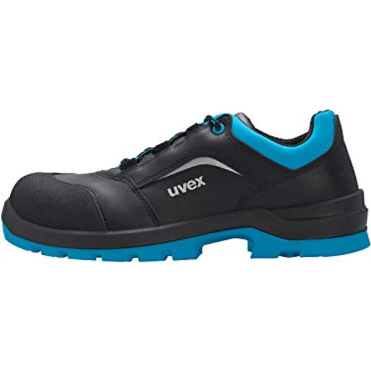 Uvex uvex 2 xenova® Halbschuh S3L SRC Arbeitsschuh, verbesserte Passform und bequeme Dämpfung, schwarz, blau – Bild 2
