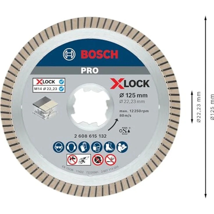 Bosch Professional X-LOCK Diamant-Trennscheibe Best for Ceramic Extra Clean – Bild 5