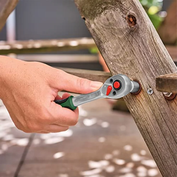 Bosch Mobility-Handwerkzeug 26-teilig, Set mit 1/4'-Ratsche, Kombizange und Universalschraubendreher in praktischer Stofftasche – Bild 3