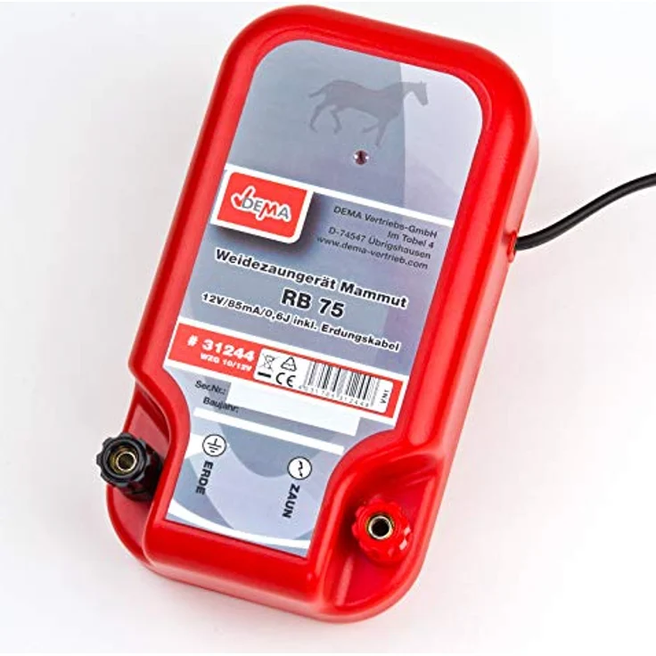 Weidezaungerät Mammut RB 75 12 Volt Elektrozaungerät Weidezaun Elektrozaun 12V – Bild 3
