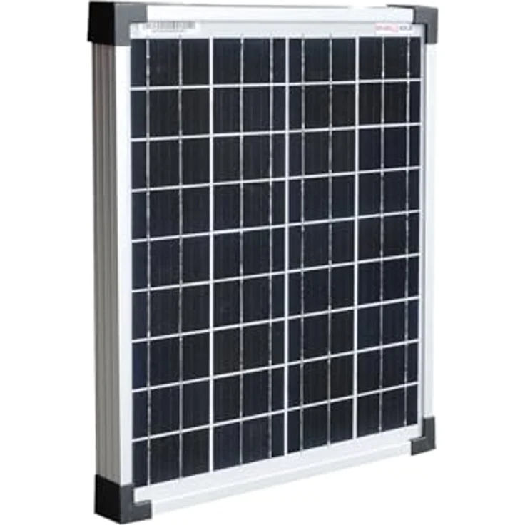 enjoy solar Monokristallines Solarmodul ES20M36, 20W 12V, TÜV zertifiziert, ideal für Garten und Wohnmobil – Bild 2