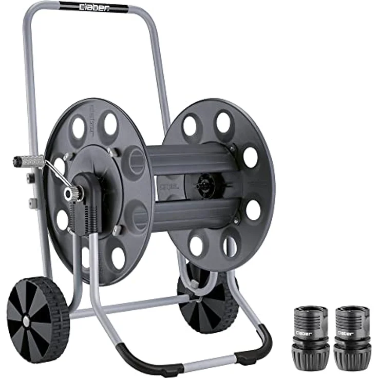 Claber Gartenschlauchwagen aus Metall Gemini – Bild 3
