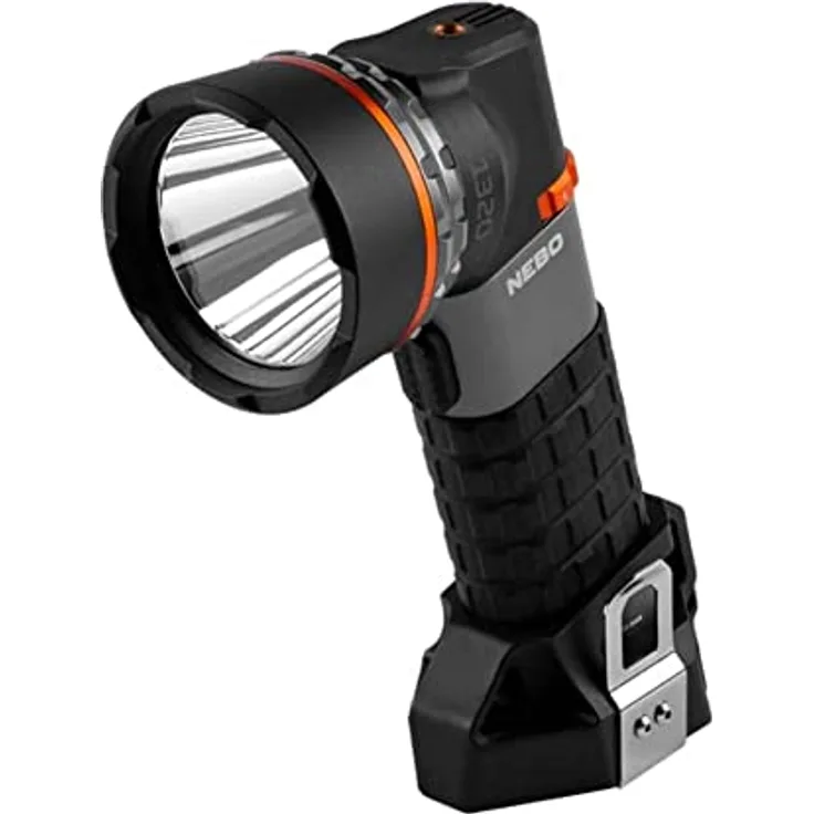 NEBO Luxtreme SL75 | Wiederaufladbarer Strahler mit langlebigem eloxiertem Aluminiumgehäuse in Luftfahrtqualität, USB-Ladekabel und Batterien im Lieferumfang enthalten, 0,9 km Strahl - Preisvergleich
