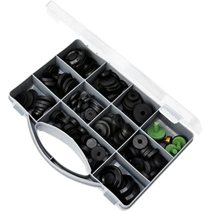 Fixman 795475 Wasserhahndichtungs-Sortiment 140-tlg, Black – Bild 2