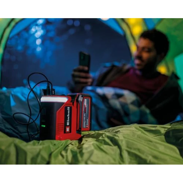 Einhell PXC Akku-Energiestation TE-ES 18/150/1 Li-C-Solo, mobile Stromversorgung mit 230-V-Steckdose, USB-C-PD und LED-Anzeige – Bild 4