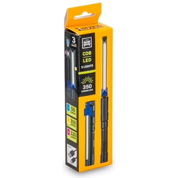 Toparc GYS 075894 Mini 350L LED Arbeitsleuchte akkubetrieben 350 lm, inkl. Stahltaschenhaken – Bild 4