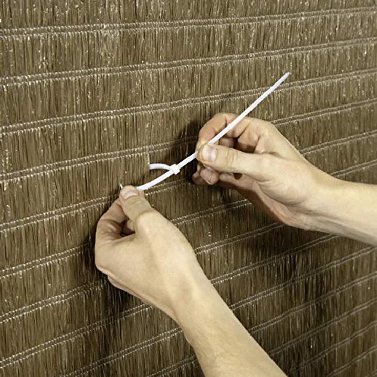 Windhager 06536 Sichtschutzmatte Raffia 150 x 300 cm, braun – Bild 5