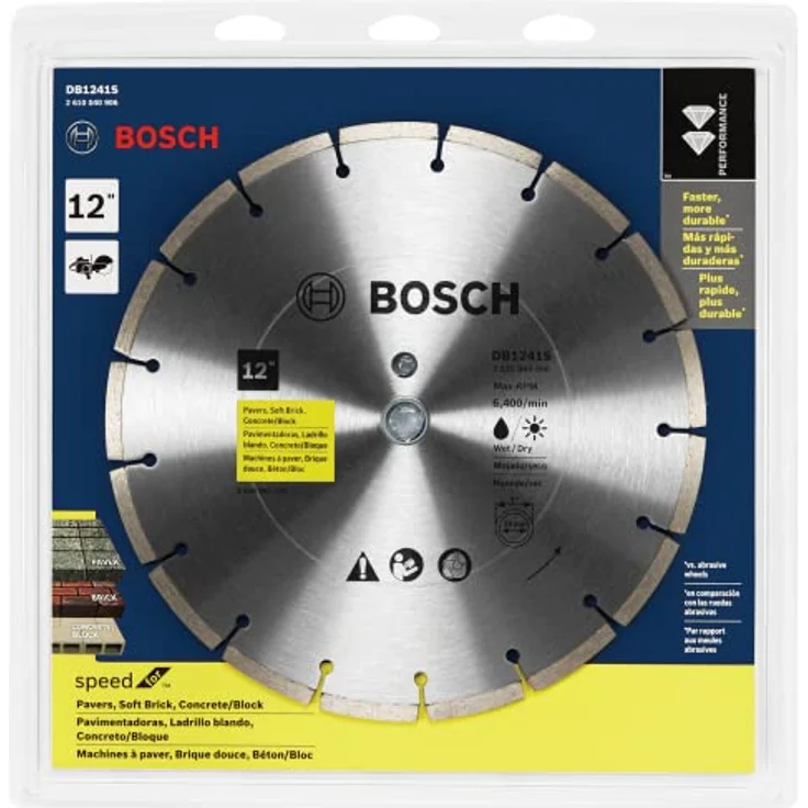 Bosch db441s 4-Zoll segmentiert Rand Diamant Klinge, DB1241S – Bild 2