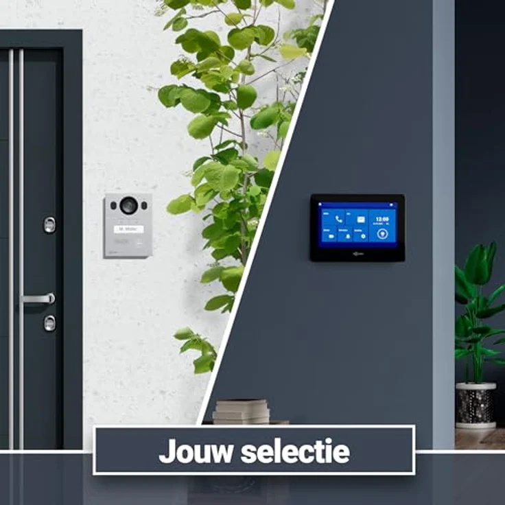 Goliath Intercom Basic Line 2-Draht Video-Türsprechanlage, Schwarz/Silber, FullHD mit App-Anbindung und erweiterbarem System – Bild 4
