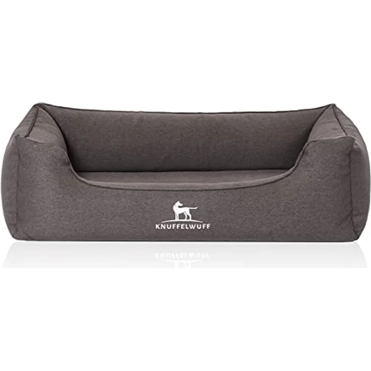 Knuffelwuff orthopädisches Hundebett Leano schwarz M-L – Bild 2
